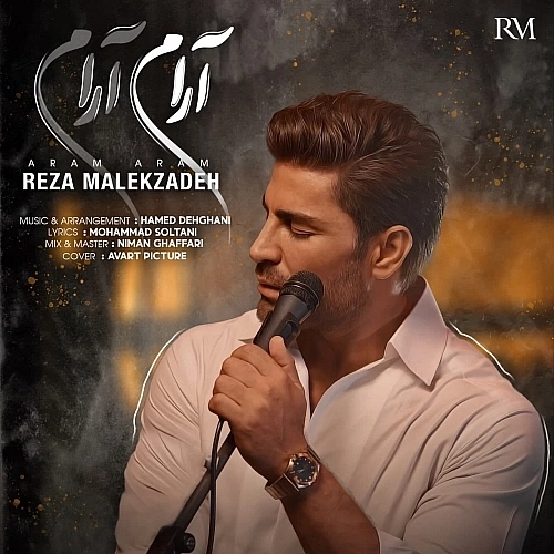 Cover artwork for Aram Aram by Reza Malekzadeh